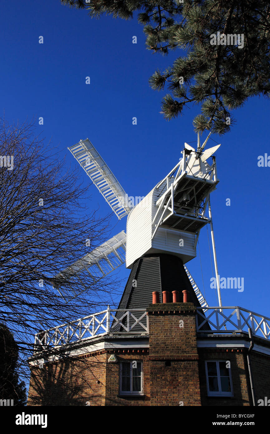 Wimbledon Windmühle auf Wimbledon Common, Surrey, England Stockfoto