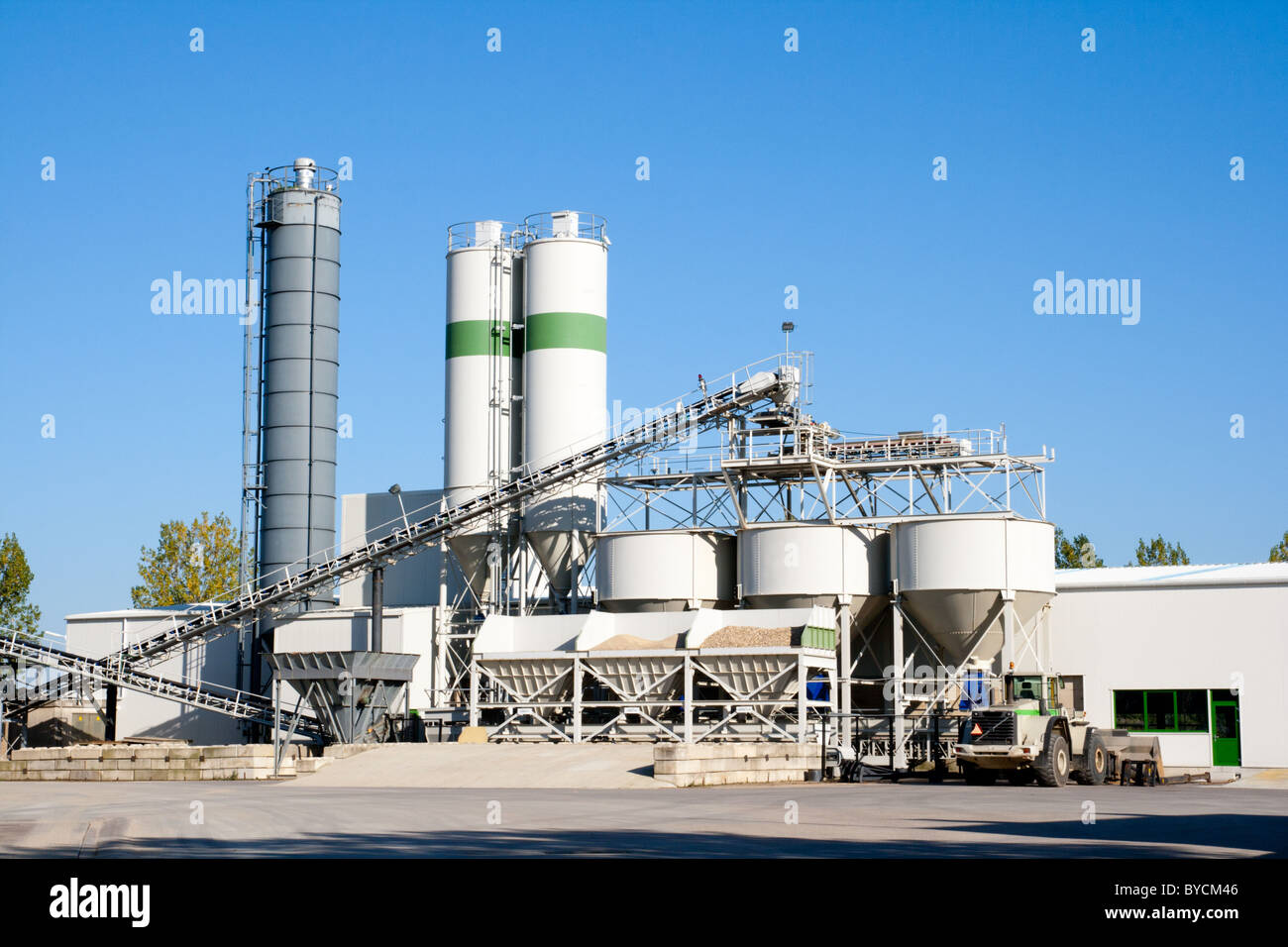 Zementfabrik Stockfoto