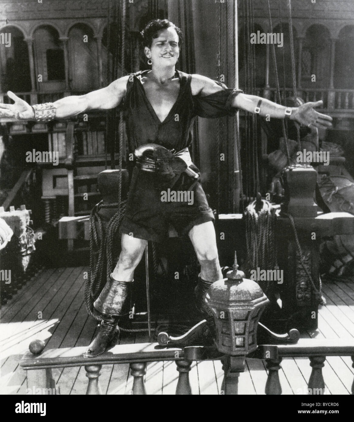 DER schwarze Pirat 1926 Elton Stummfilm mit Douglas Fairbanks Snr Stockfoto