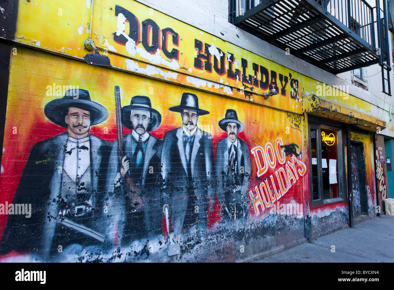 Doc Holliday Bar Im Alphabet City Im East Village New York City Usa Stockfotografie Alamy