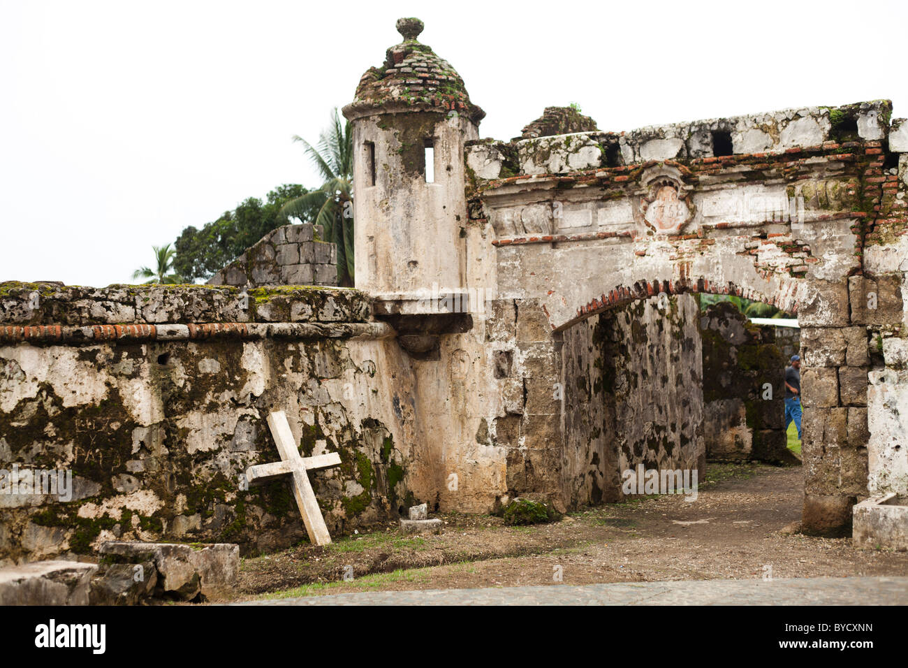 Spanische Festung Ruinen in Portobelo, Panama Stockfoto