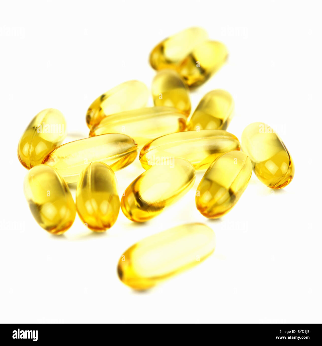 Omega-3-Pillen Stockfoto