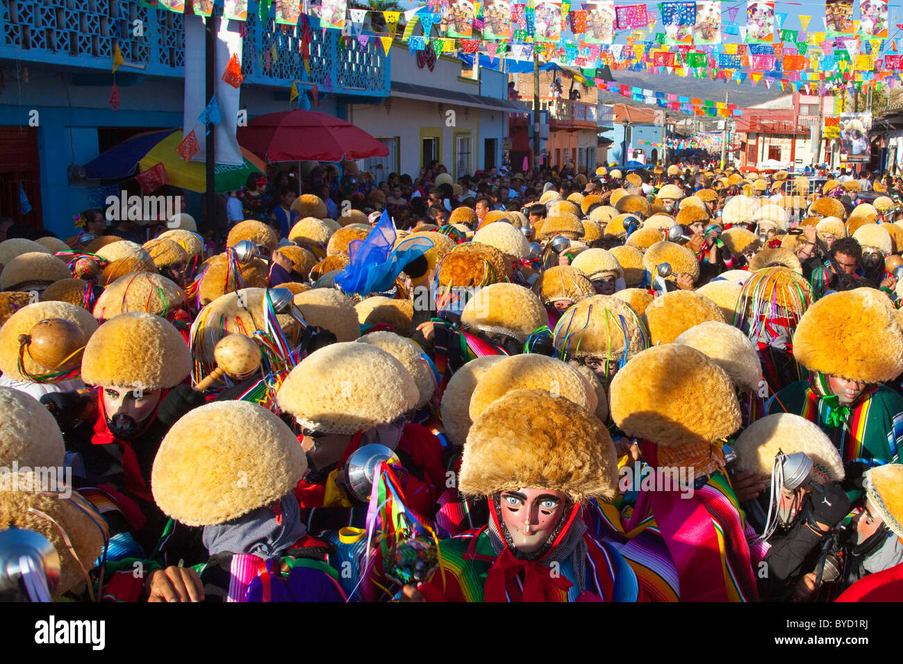 Wird bei der Fiesta Grande oder Grand Festival, Chiapa De Corzo, Chiapas, Mexiko Stockfoto