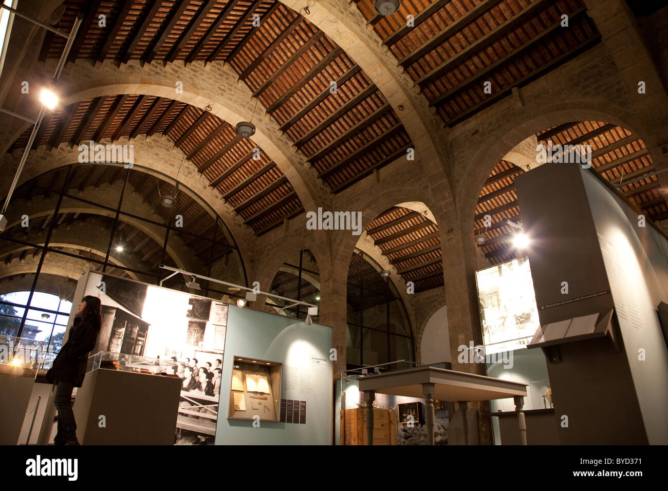 Maritime Museum - Museu Maritim in Barcelona, Katalonien, Spanien Stockfoto