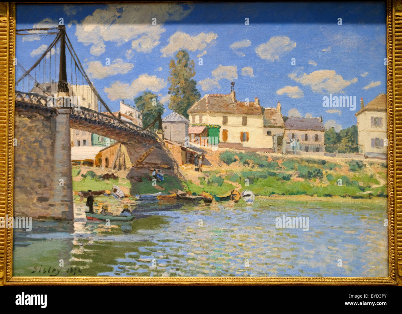 Die brücke bei villeneuve la garenne Fotos und Bildmaterial in hoher