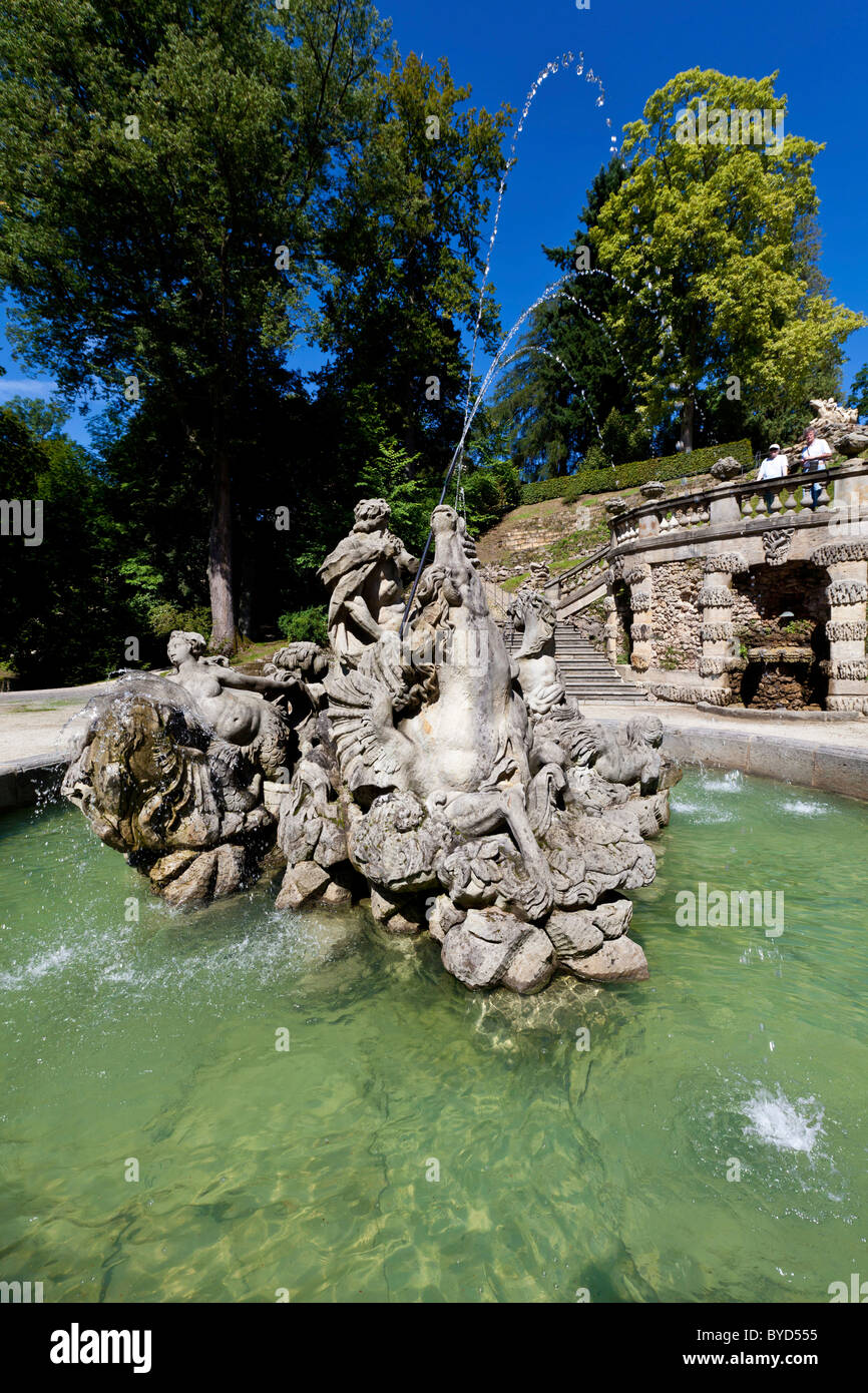 Schloss Fantaisie Palace Gärten, Bayreuth, Upper Franconia, Bayern, Deutschland, Europa Stockfoto