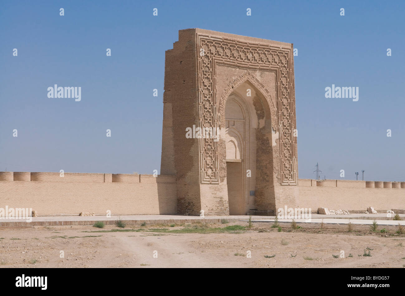 Eingang Tor, Samarkand, Usbekistan, Zentralasien Stockfoto