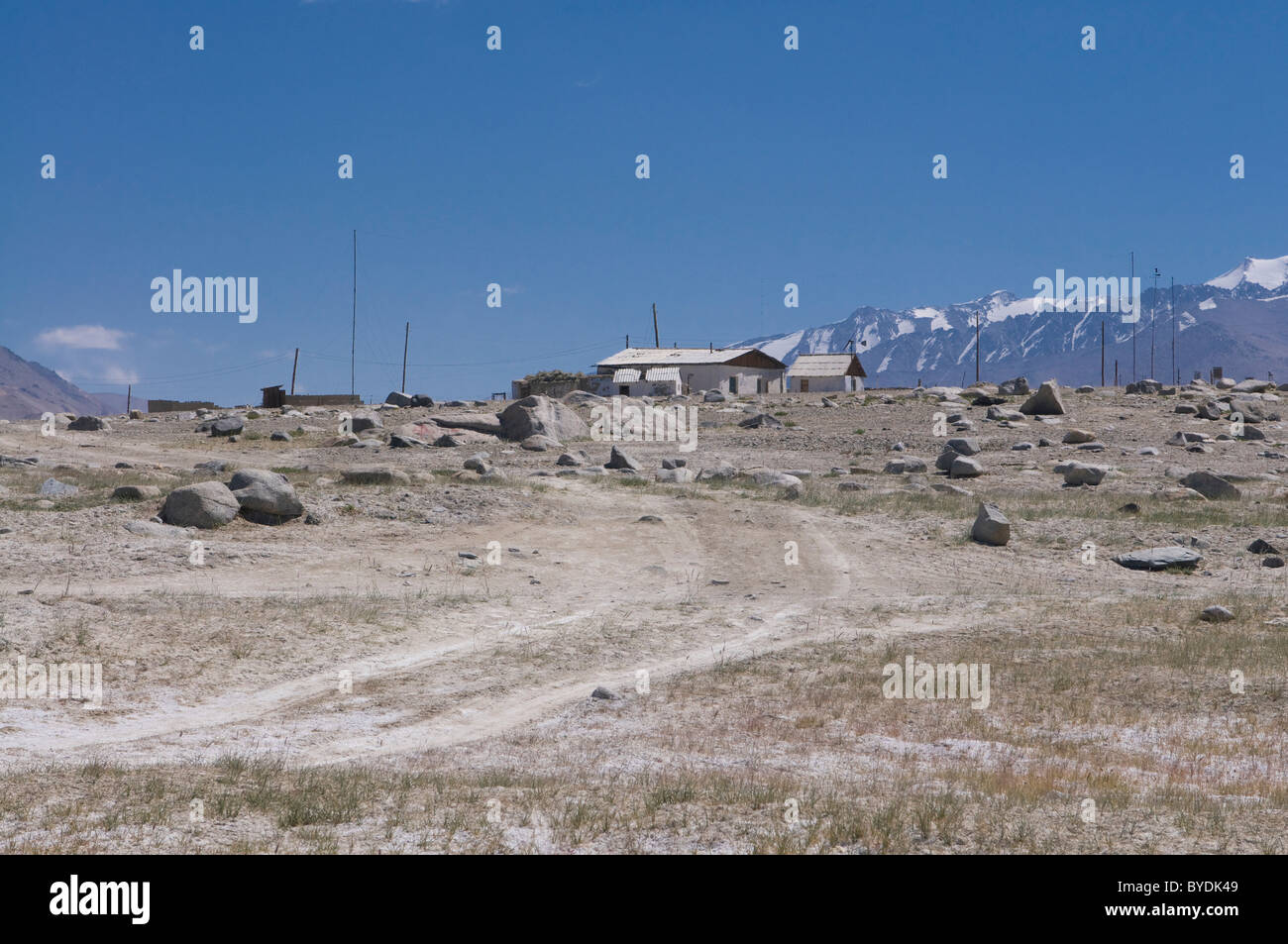 Karakul Dorf, Pamir-Gebirge, Tadschikistan, Zentralasien Stockfoto