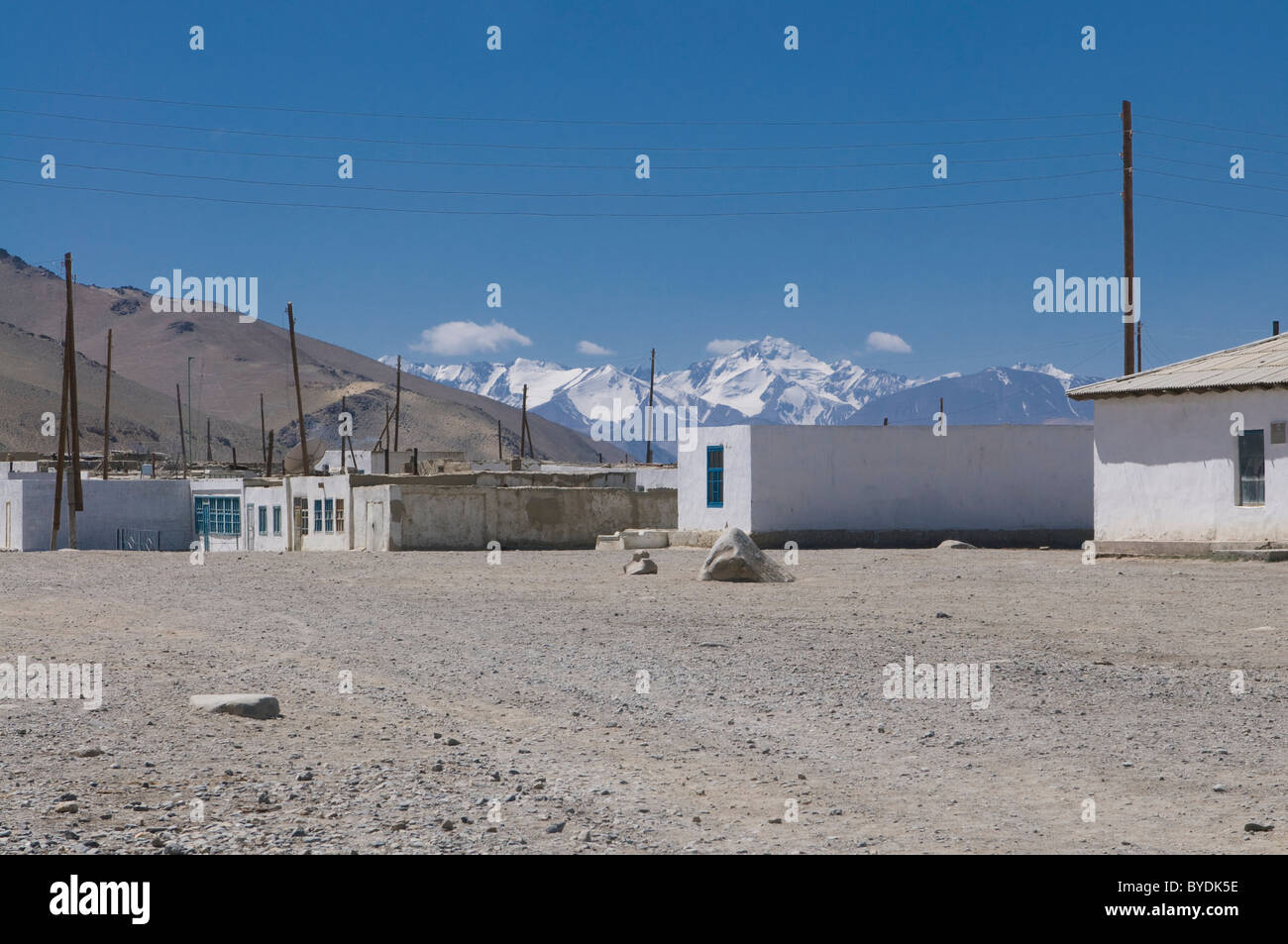 Karakul Dorf, Pamir-Gebirge, Tadschikistan, Zentralasien Stockfoto