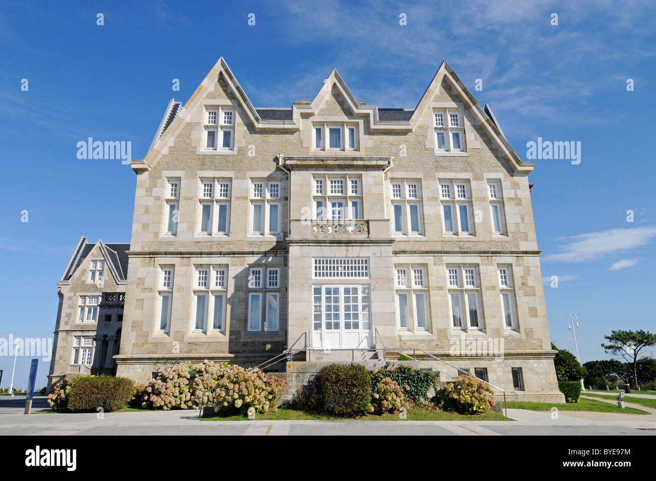 Palacio Real De La Magdalena, Königspalast, Gebäude der Universität, die Universidad Internacional Menendez Pelayo, Santander Stockfoto