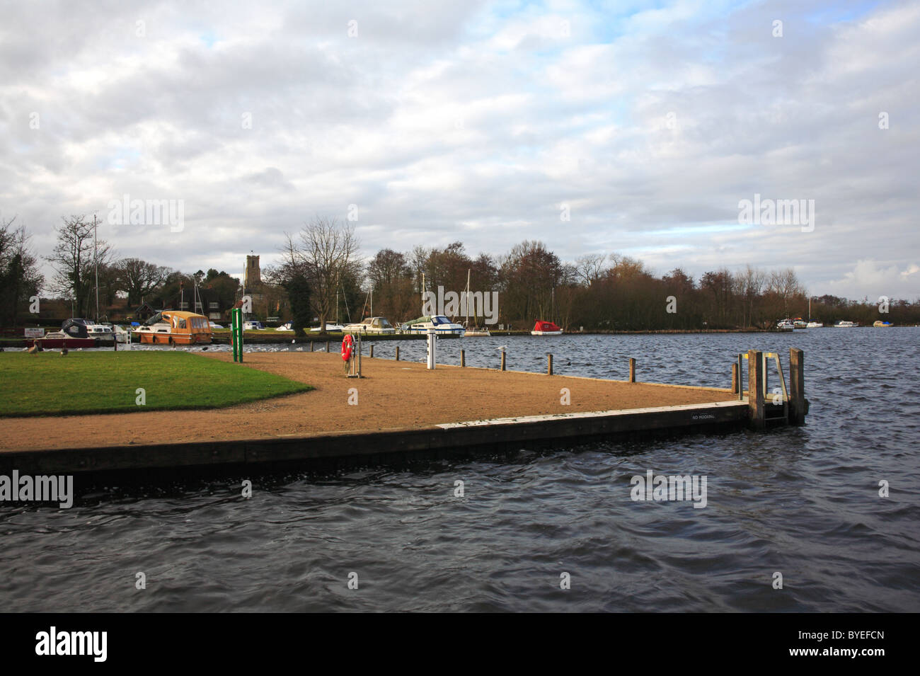 Eine Ecke von Malthouse breit auf den Norfolk Broads in Ranworth, Norfolk, England, Vereinigtes Königreich. Stockfoto