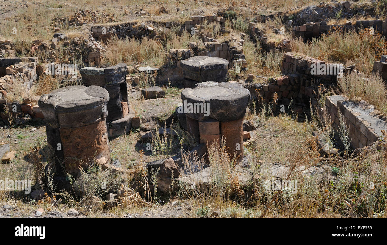 Zoroastrischen Feuertempel, Ani, Türkei 100928_37653 Stockfoto