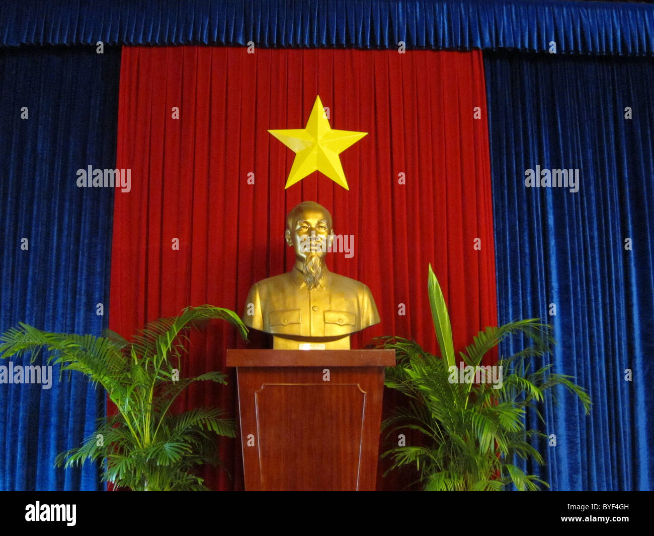 Ho Chi min Palast, Büste, Präsidenten, Vietnam Stockfoto