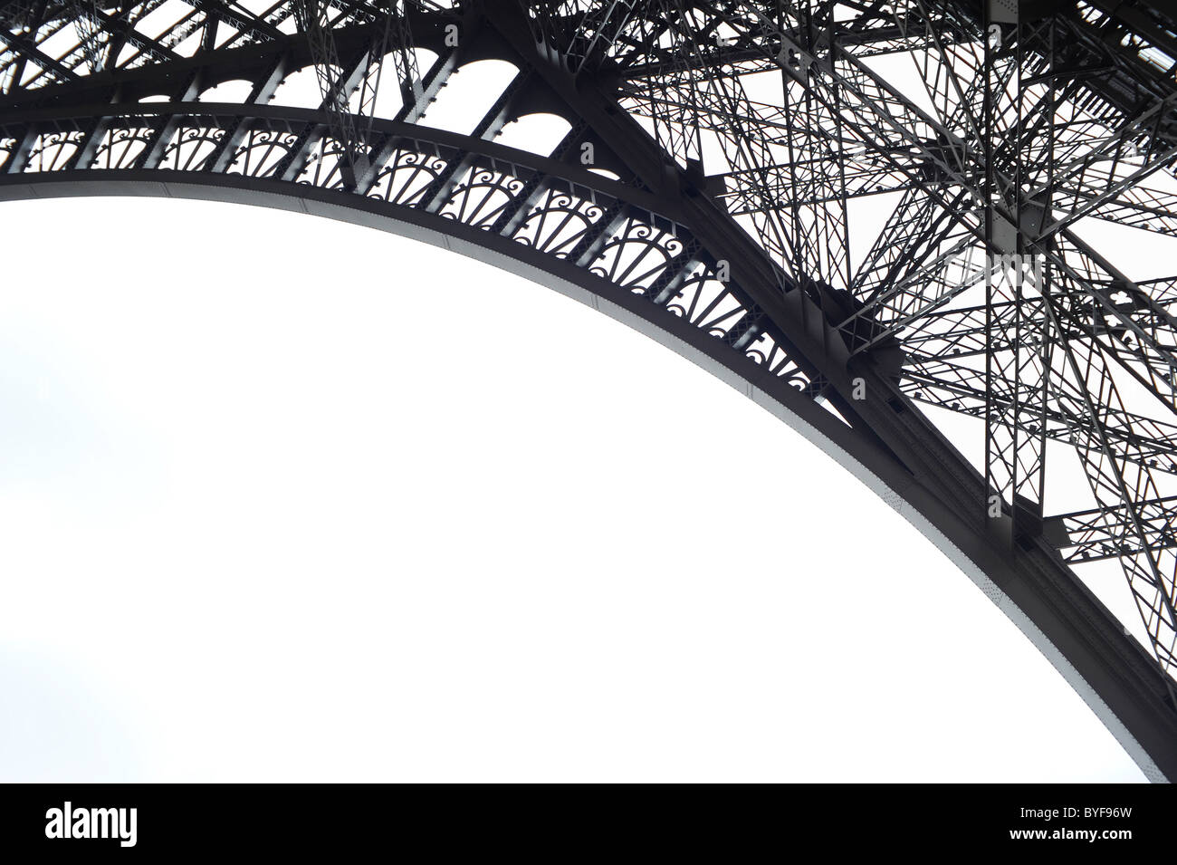 Bein Struktur der Eiffelturm, Paris, Frankreich Stockfoto