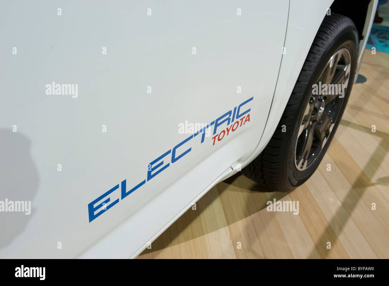 Toyota RAV4 Electric bei der 2011 North American International Auto Show in Detroit Michigan/USA Stockfoto