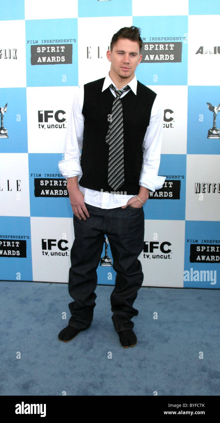 Channing Tatum 2007 Film Independent Spirit Awards - Ankünfte, gehalten am Santa Monica Pier Santa Monica, Kalifornien - 24.02.07 Stockfoto