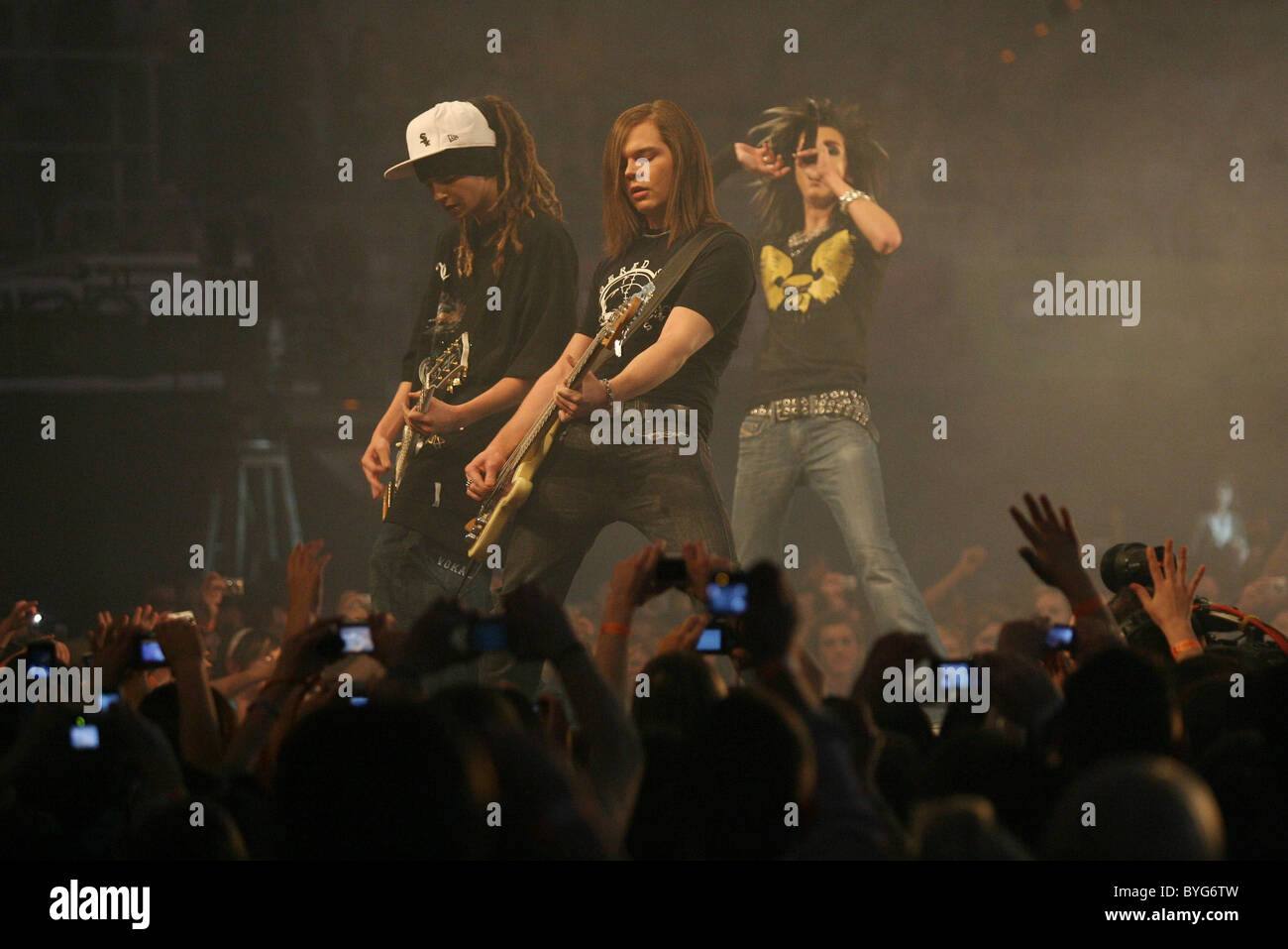 Tokio Hotel, The Dome 41 - show in der SAP Arena Mannheim, Deutschland - 02.03.07 Stockfoto