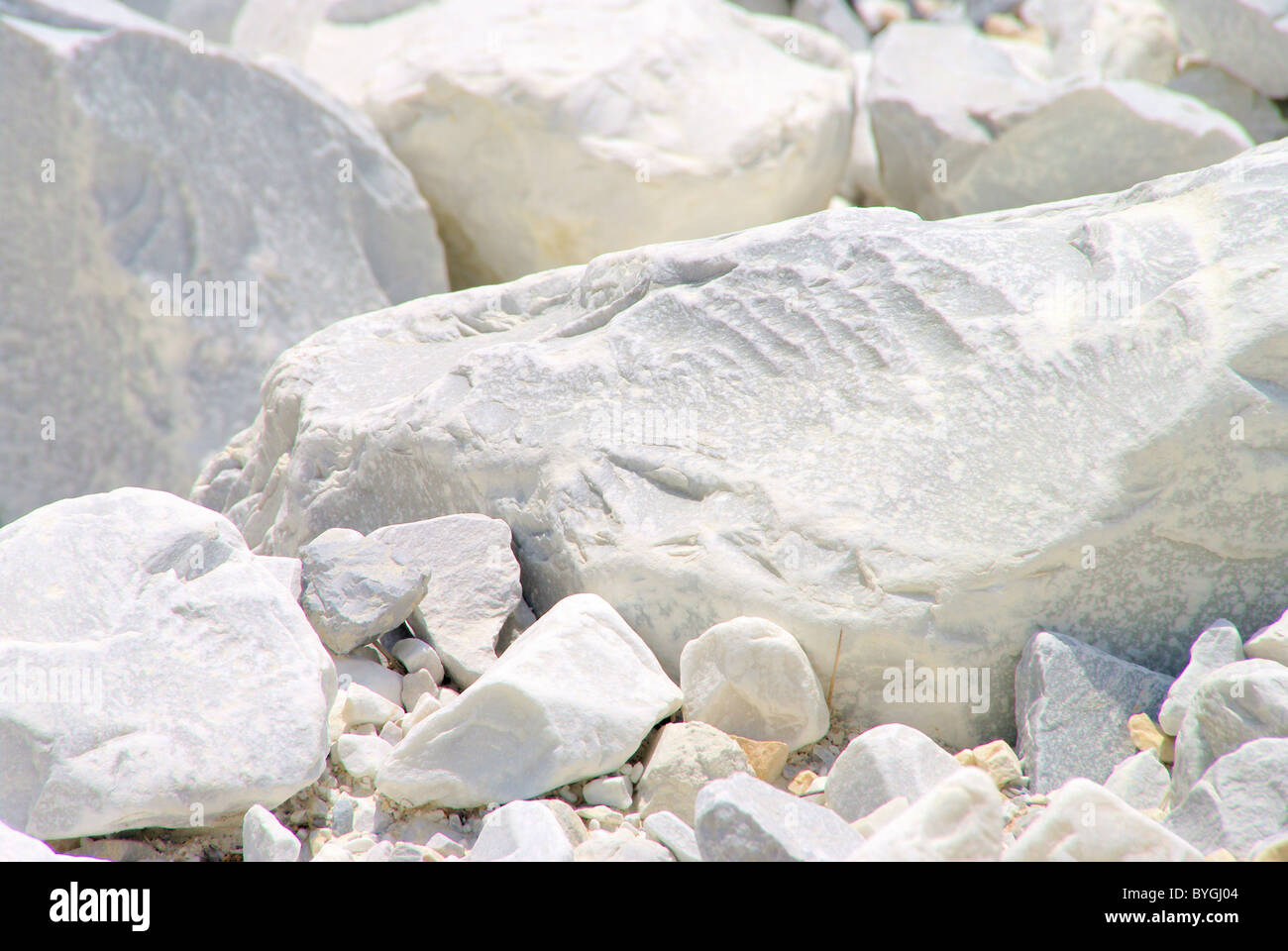 Carrara Marmor Steinbruch - Carrara Marmor Steinbruch 04 Stockfoto