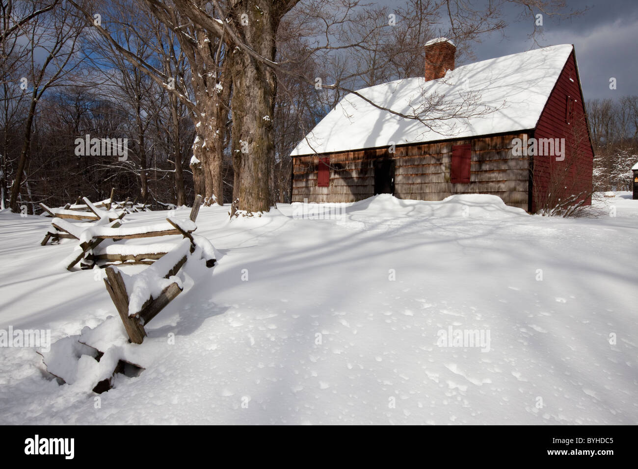 Tempe Wick House, Jockey hohl, Morristown nationaler historischer Park, New Jersey Stockfoto