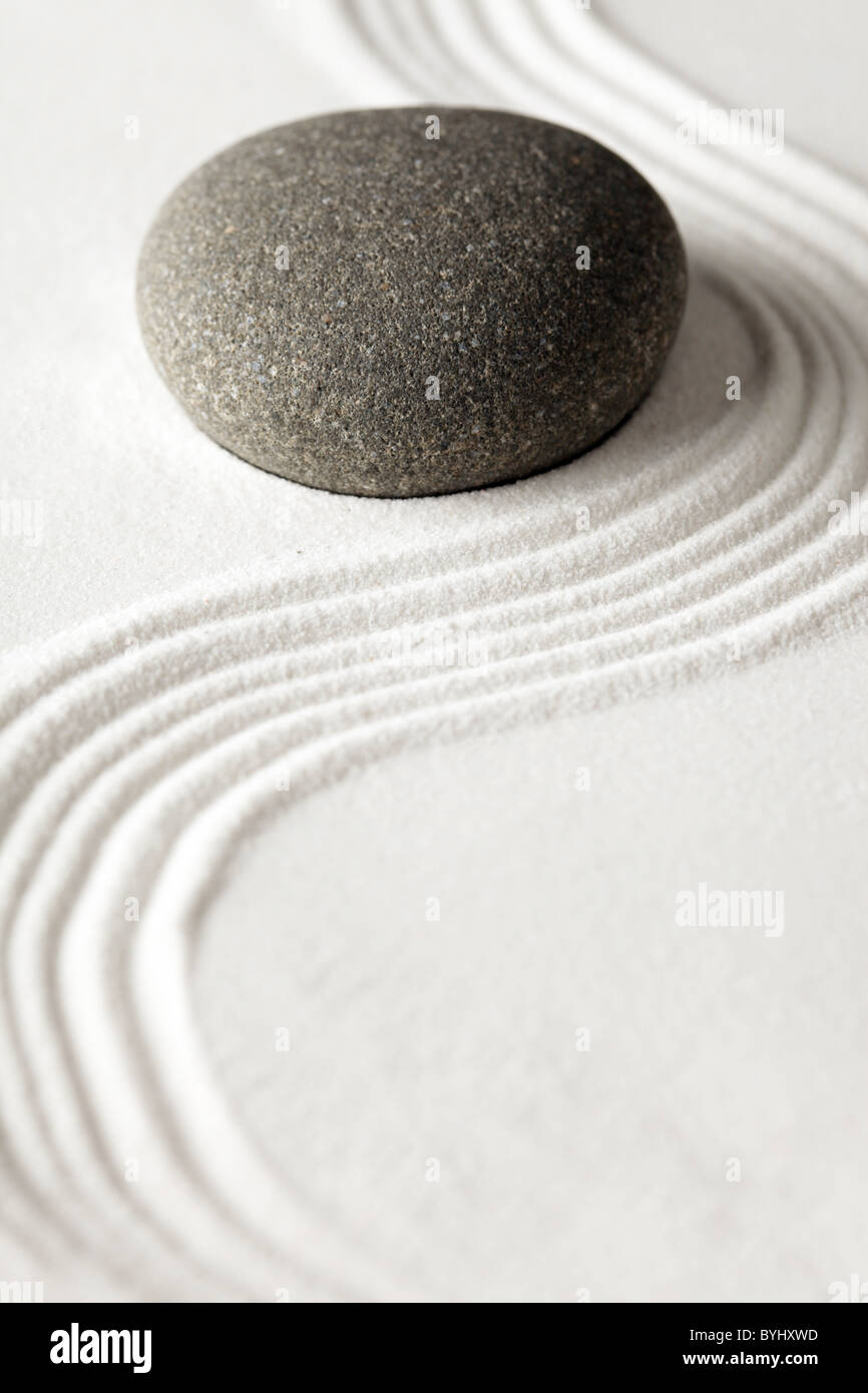 Zen stone Stockfoto