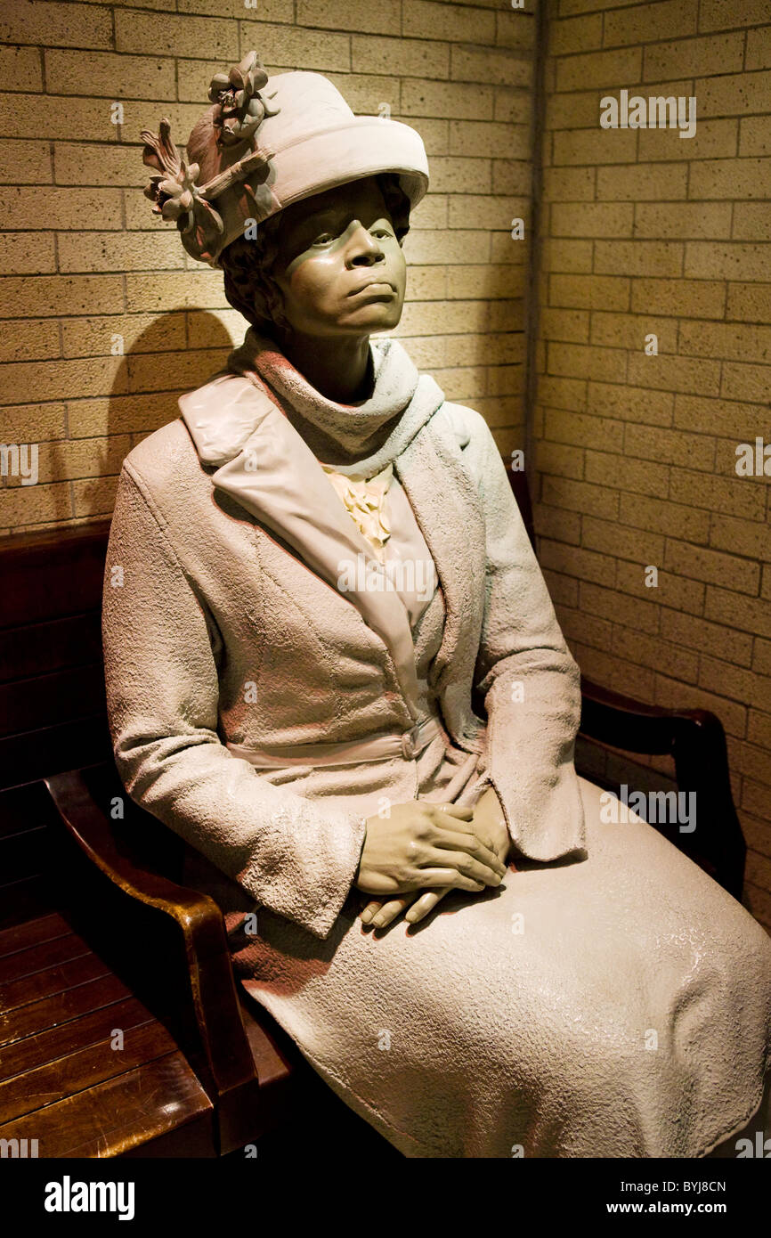 Eine Skulptur von Charlotte Hawkins Brown, US-amerikanischer Pädagoge und Wissenschaftler Stockfoto