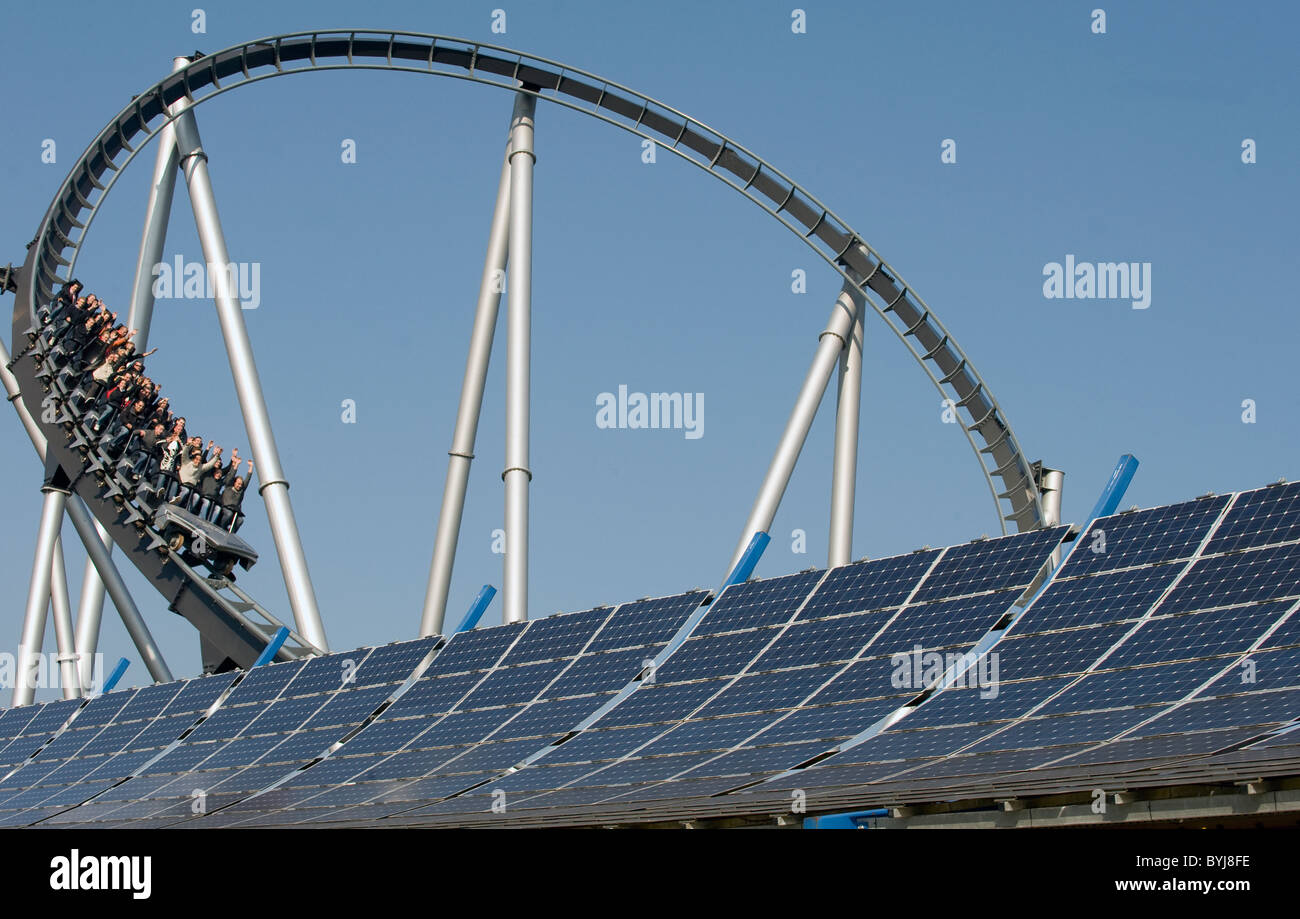 Silver Star im Europa-Park in Rust, Deutschland Stockfoto