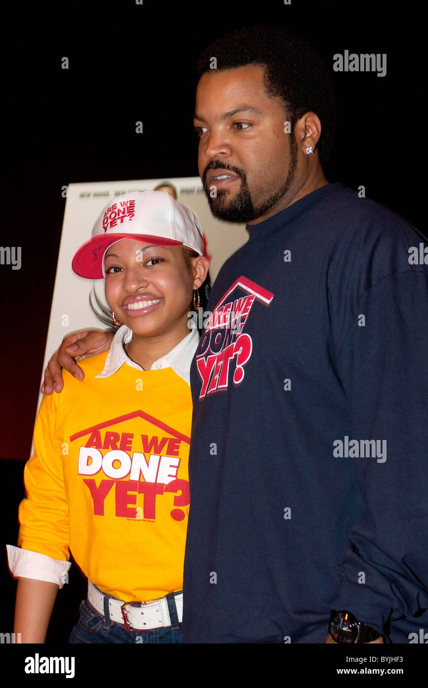 Aeisha Allen Und Ice Cube Fototermin Fur Den Neuen Film Sind Wir