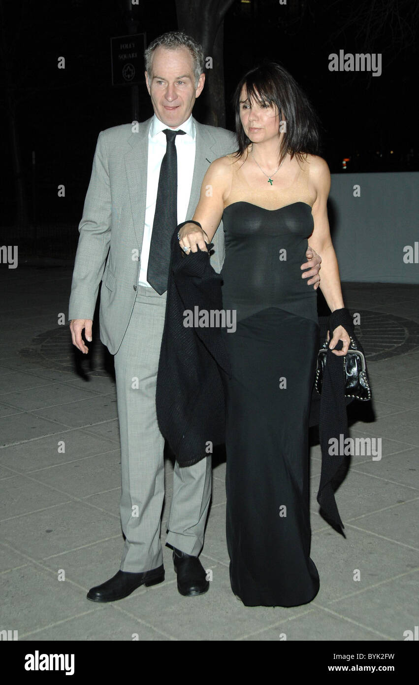 John McEnroe und Patty Smyth 6th Annual Tribeca Film Festival - Vanity Fair Party veranstaltet am State Supreme Court House neue Stockfoto