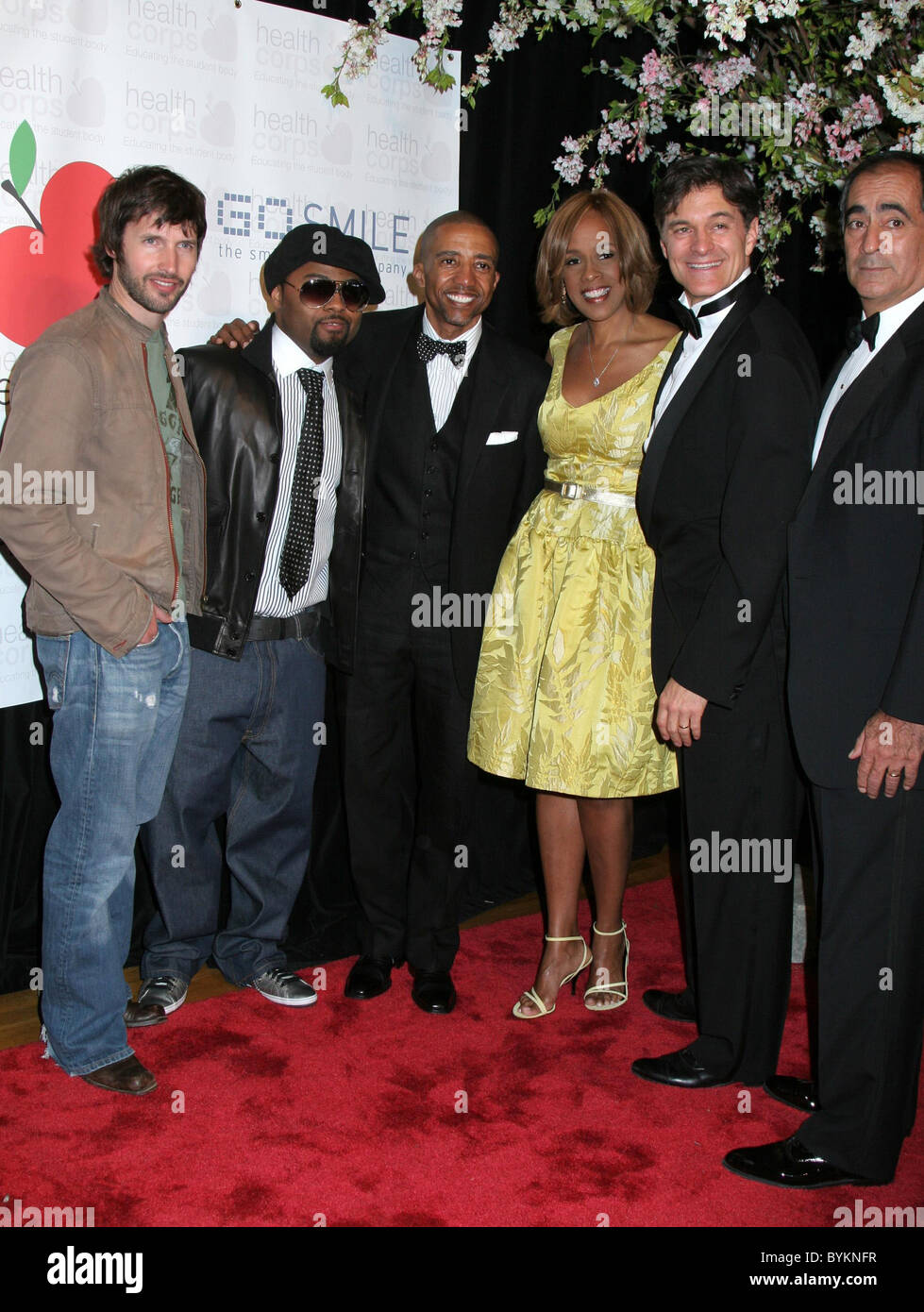 James Blunt, Musiq Soulchild, Kevin Liles, Gayle König, Dr. Mehmet Oz, Mack "Back to Garten" Inaugural Black-Tie Stockfoto