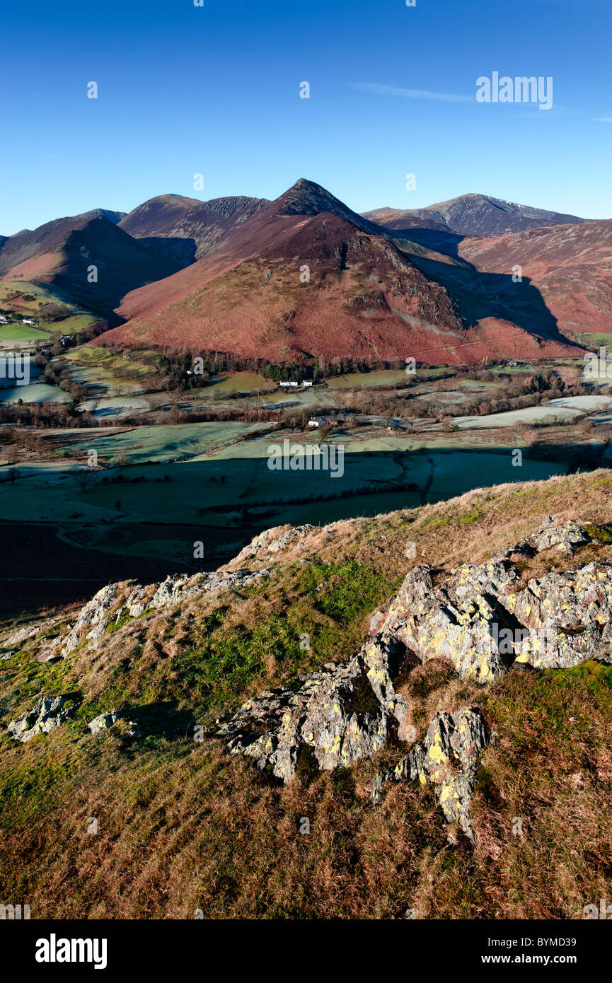 Causey Hecht und die Newlands Valley Stockfoto