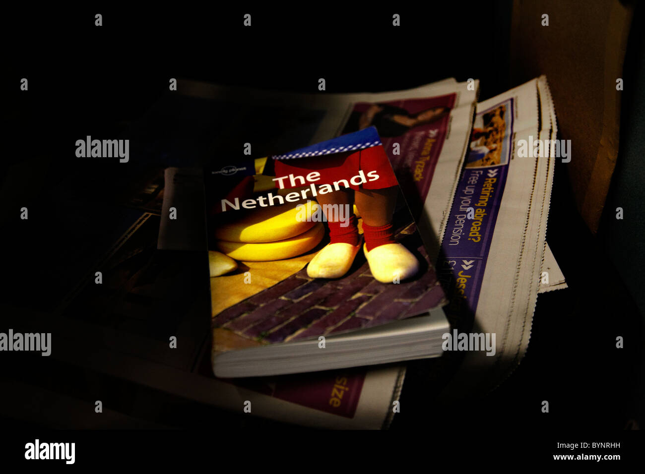 Schuss von den Niederlanden Lonely Planet Reiseführer Stockfoto