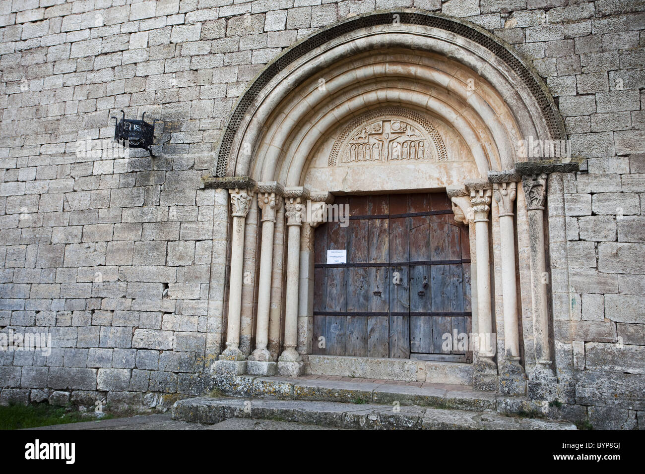 Siurana.Santa Maria Kirche. 12.-13. Jahrhundert Stockfoto