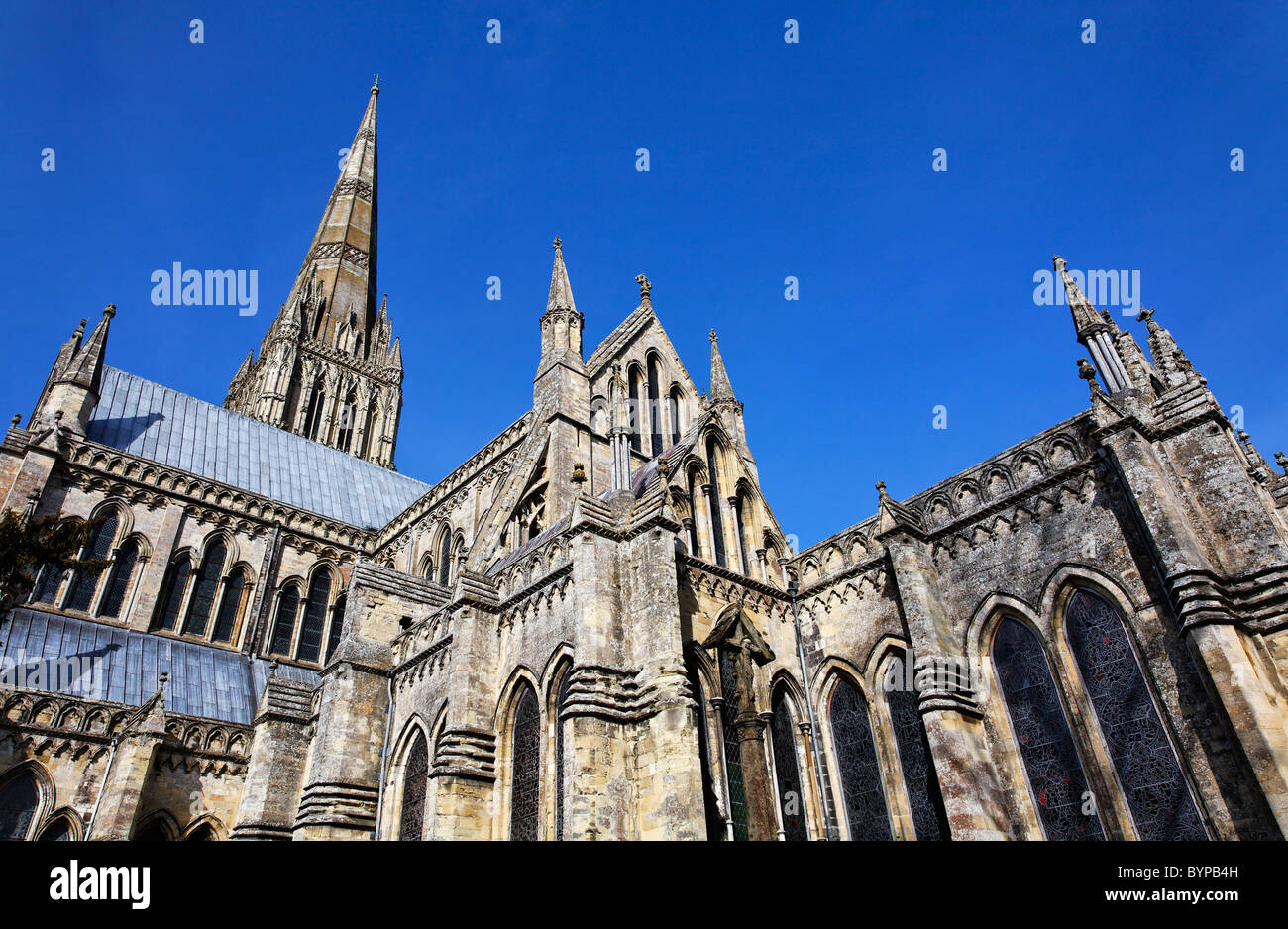 Salisbury Kathedrale, Salisbury, Wiltshire, England Stockfoto