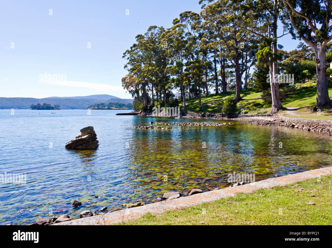 Historischen ehemaligen Strafkolonie in Port Arthur, Tasmanien, Australien Stockfoto