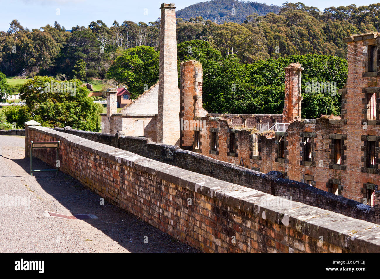 Historischen ehemaligen Strafkolonie in Port Arthur, Tasmanien, Australien Stockfoto