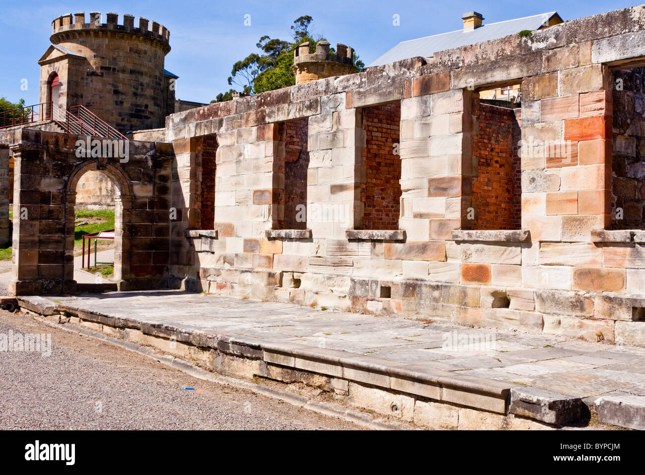 Historischen ehemaligen Strafkolonie in Port Arthur, Tasmanien, Australien Stockfoto