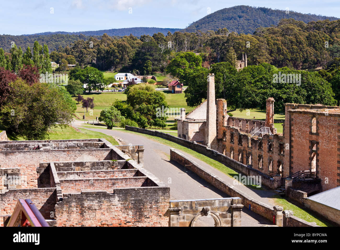 Historischen ehemaligen Strafkolonie in Port Arthur, Tasmanien, Australien Stockfoto