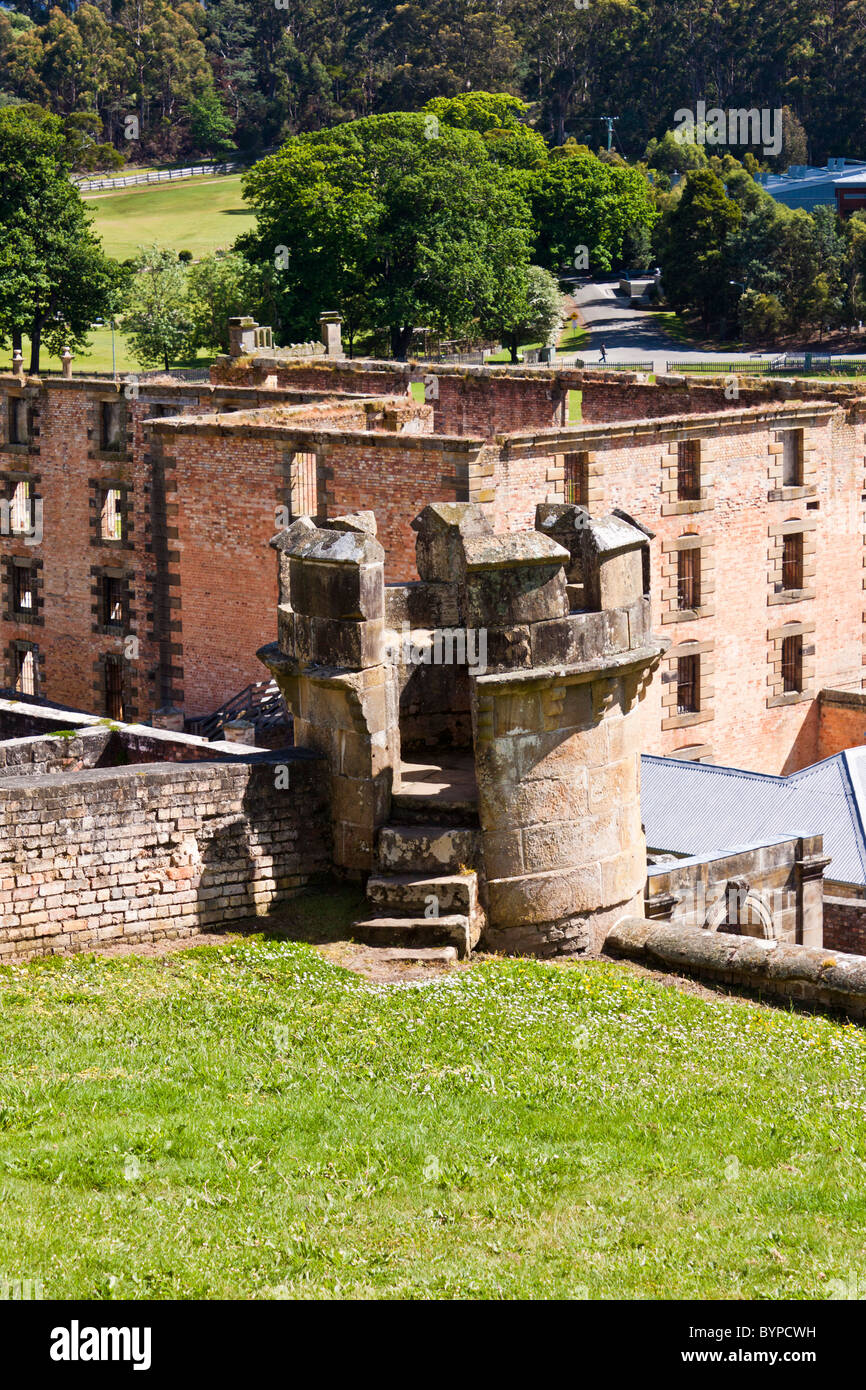 Historischen ehemaligen Strafkolonie in Port Arthur, Tasmanien, Australien Stockfoto
