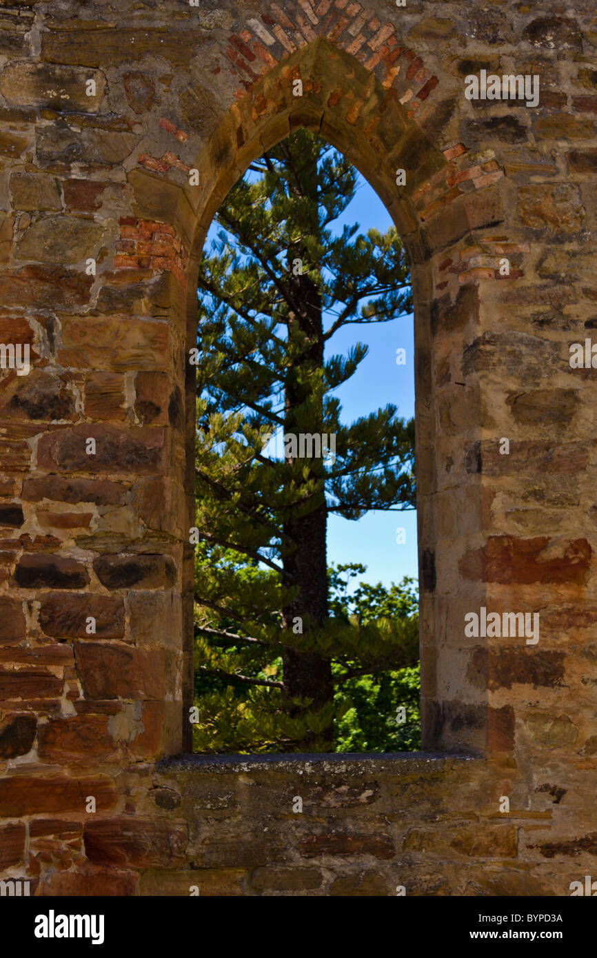 Port Arthur, Tasmanien, ein ehemaliger Sträfling Siedlung auf der Tasman-Halbinsel, Stockfoto