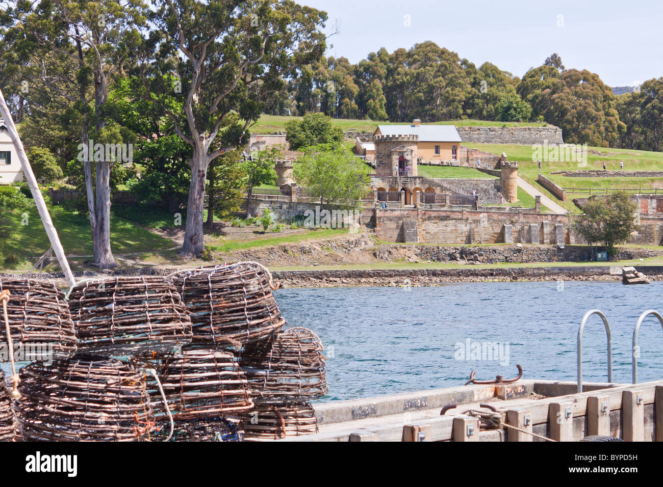 Port Arthur, Tasmanien, ein ehemaliger Sträfling-Siedlung Stockfoto
