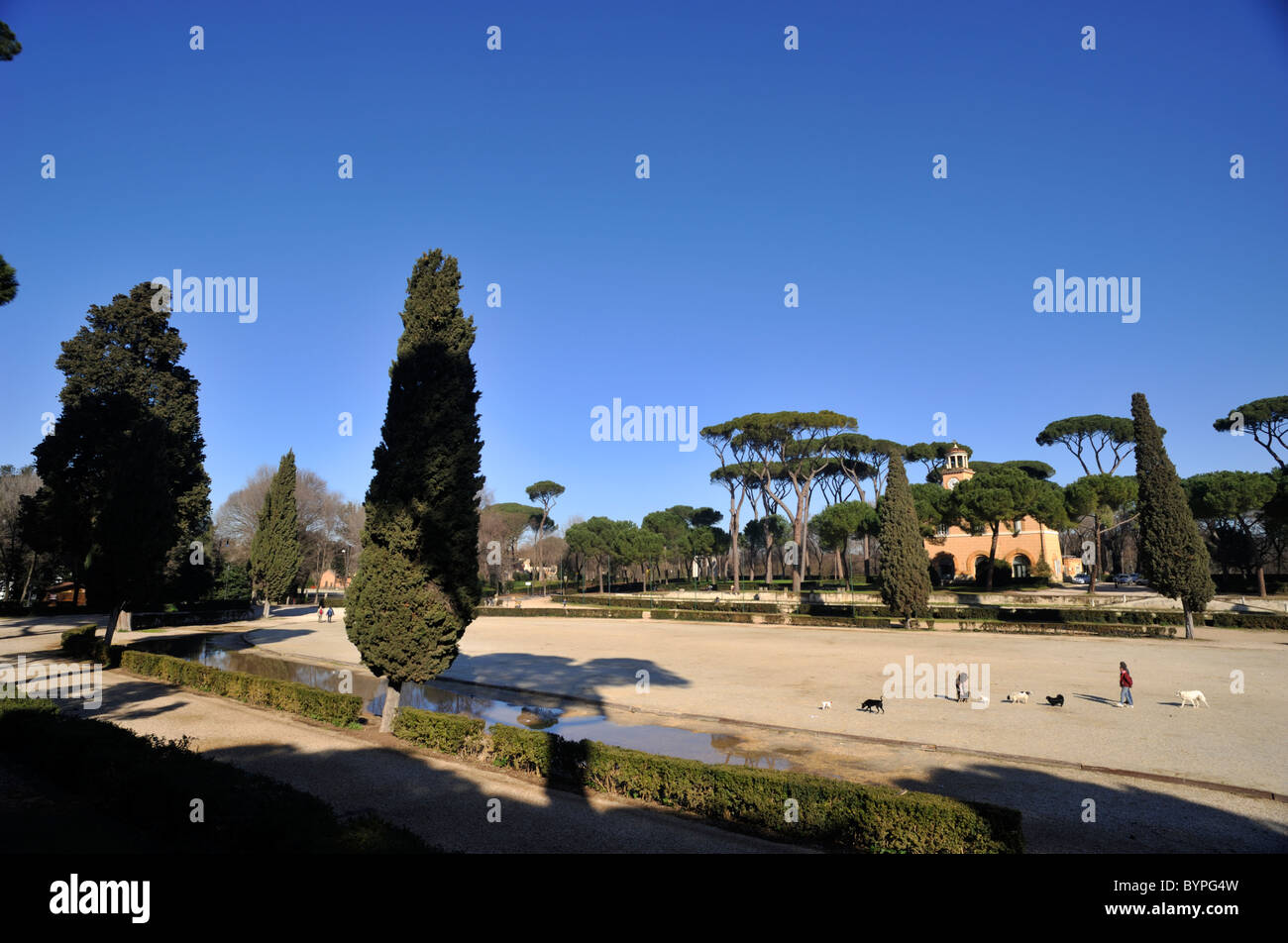 Italien, Rom, Villa Borghese Stockfoto