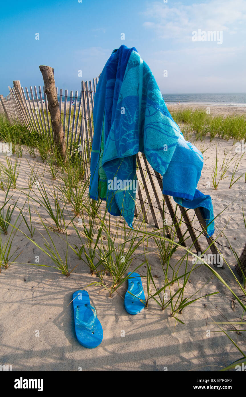 "Sandy Blues" - Cape May, New Jersey Stockfoto