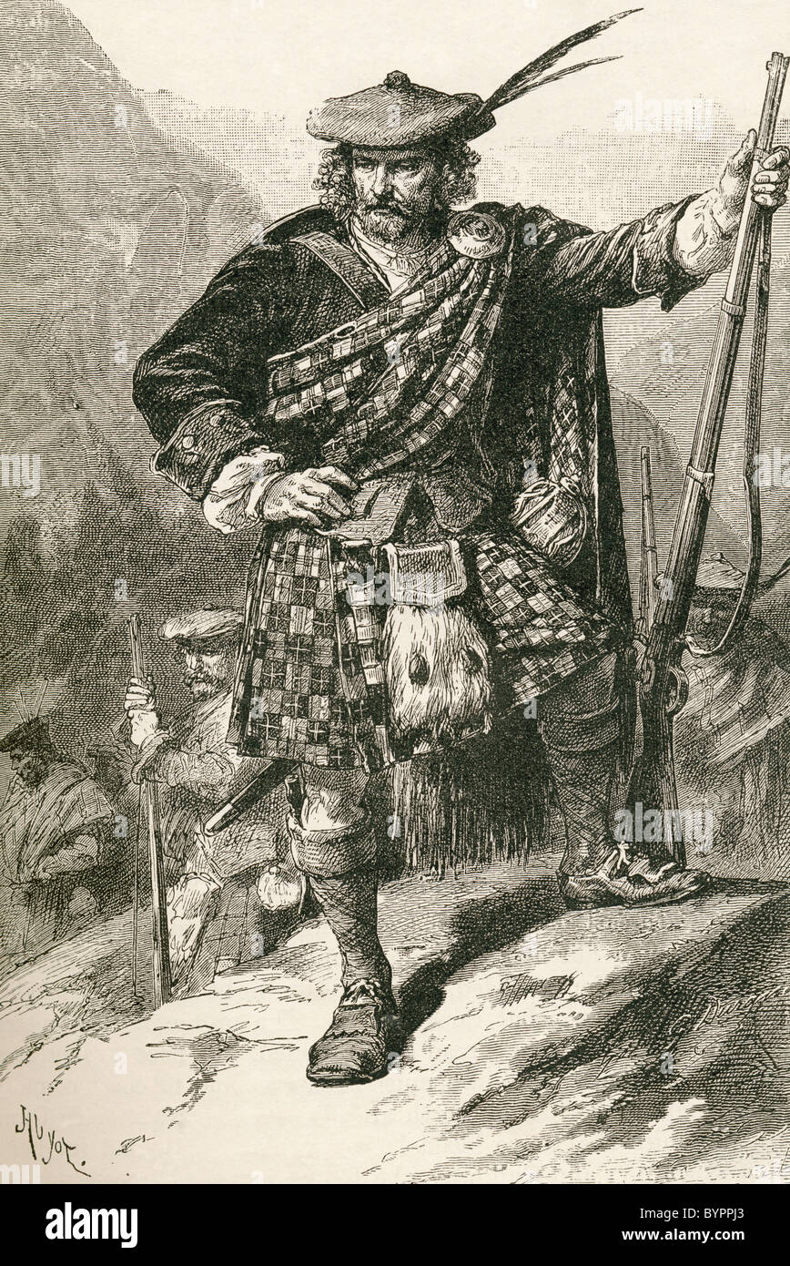 Highland Chieftain Stockfoto