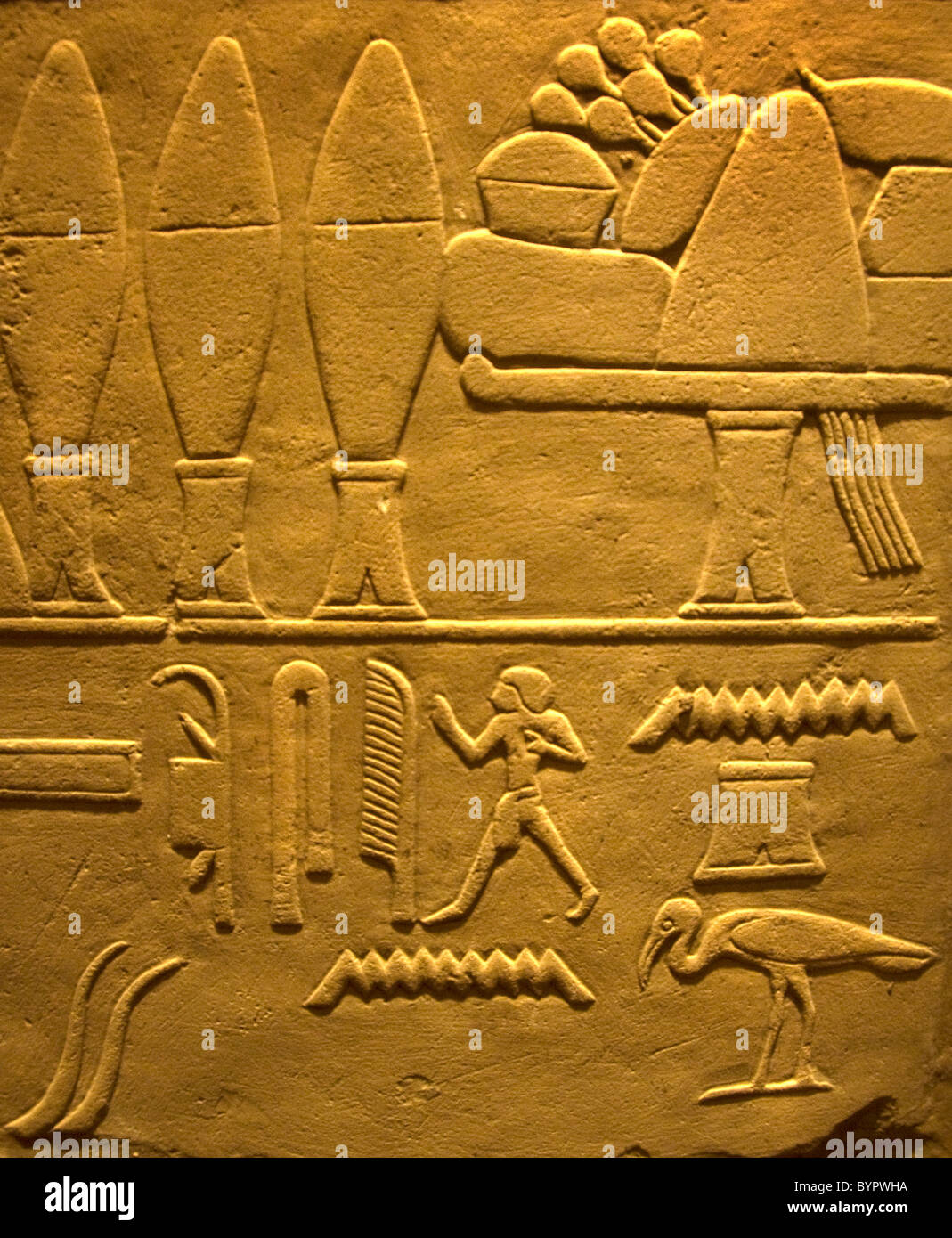 Ägyptischer Ägypten Funerary Kapelle Sakkara 2400 v. Chr. Stockfoto