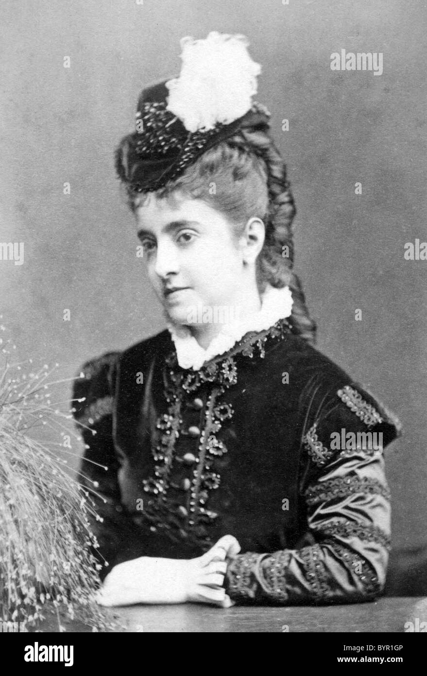 ADELINA PATTI (1843-1919) Opern Koloratur-Sopranistin Stockfoto