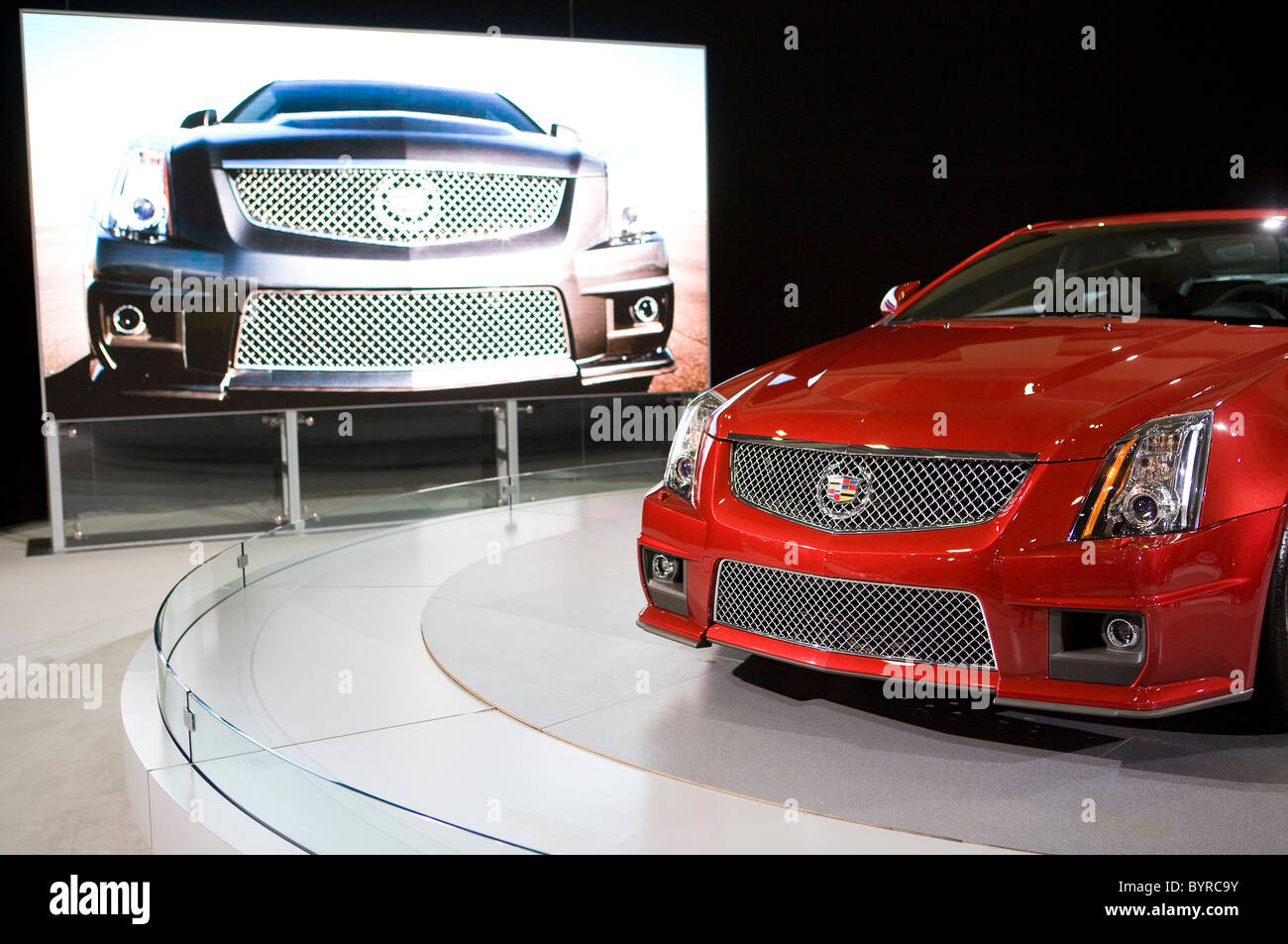 Cadillac auf der Washington Auto Show. Stockfoto