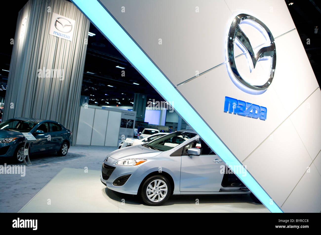 Mazda auf der Washington Auto Show. Stockfoto