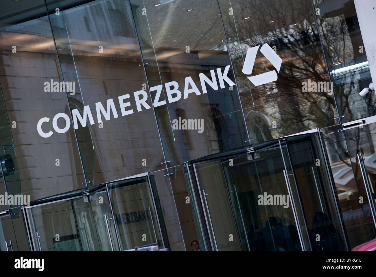 Commerzbank Londoner Hauptsitz bei 30 Gresham Street. London, Vereinigtes Königreich Stockfoto