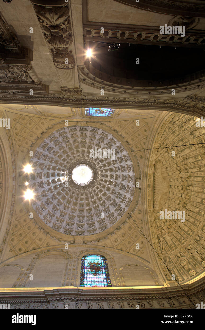 Kuppel der königlichen Kapelle Santa Maria De La Sede Kathedrale, Sevilla, Spanien Stockfoto