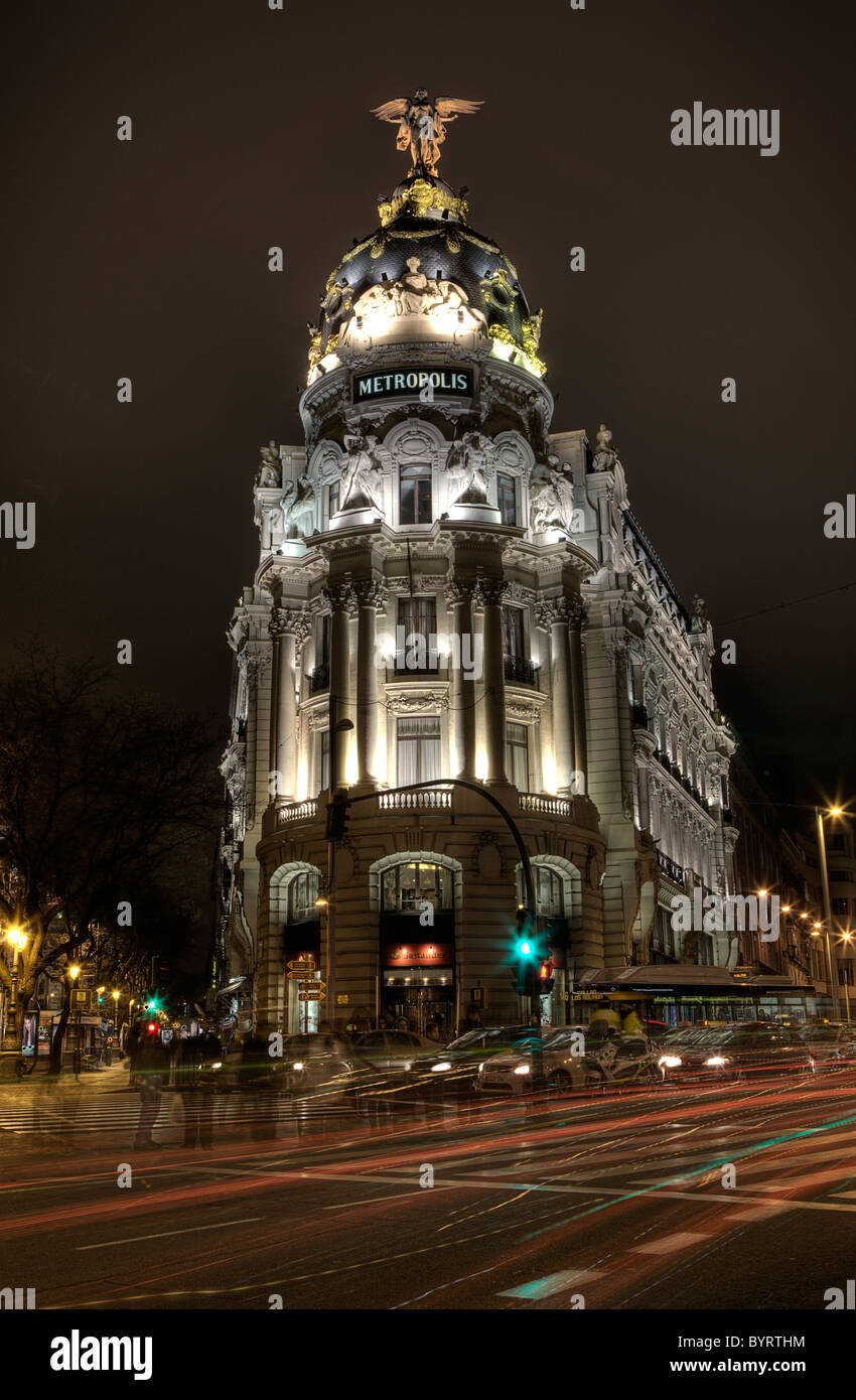 Gebäude, Metropole Madrid Spanien Stockfoto